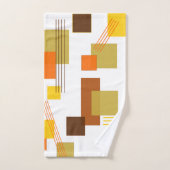 Abstracte rechthoeken en lijnen bad handdoek (Handdoek)