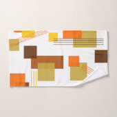 Abstracte rechthoeken en lijnen bad handdoek (Handdoek)