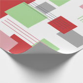 Abstracte rechthoeken en lijnen cadeaupapier (Hoek)