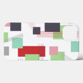 Abstracte rechthoeken en lijnen Case-Mate iPhone case (Achterkant (horizontaal))