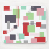 Abstracte rechthoeken en lijnen muismat (Voorkant)