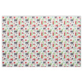 Abstracte rechthoeken en lijnen stof (Fat Quarter)