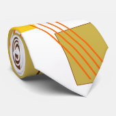 Abstracte rechthoeken en lijnen stropdas (Opgerold)