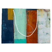Abstracte rechthoeken groot cadeauzakje (Achterkant)
