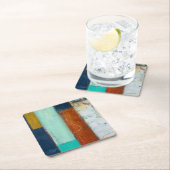 Abstracte rechthoeken kartonnen onderzetters (Insitu)