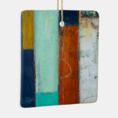 Abstracte rechthoeken keramisch ornament (Rechts)