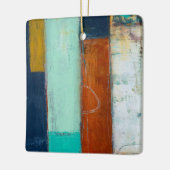 Abstracte rechthoeken keramisch ornament (Links)