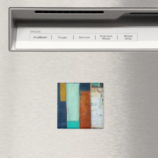 Abstracte rechthoeken magneet (Insitu (Vaatwasser))