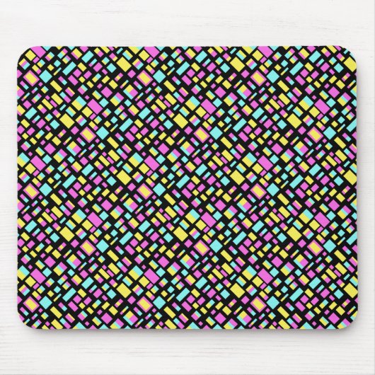 Abstracte rechthoeken muismat (Voorkant)