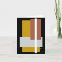 Abstracte Rechthoeken Nota Kaarten
