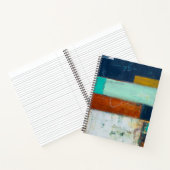 Abstracte rechthoeken notitieboek (Binnen)