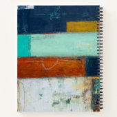 Abstracte rechthoeken notitieboek (Achterkant)