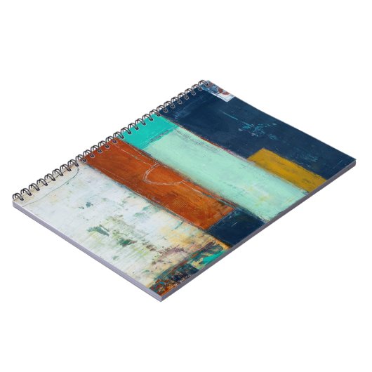 Abstracte rechthoeken notitieboek (Linkerzijde)