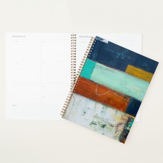 Abstracte rechthoeken planner (Display)