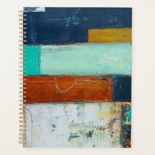 Abstracte rechthoeken planner (Voorkant)