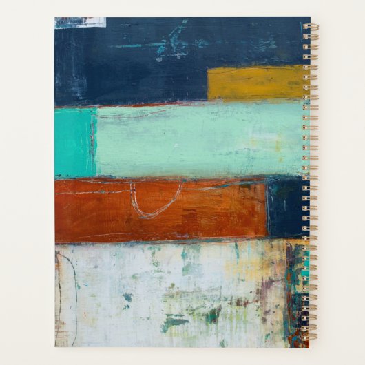 Abstracte rechthoeken planner (Achterkant)