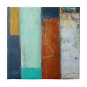 Abstracte rechthoeken tegeltje (Voorkant)