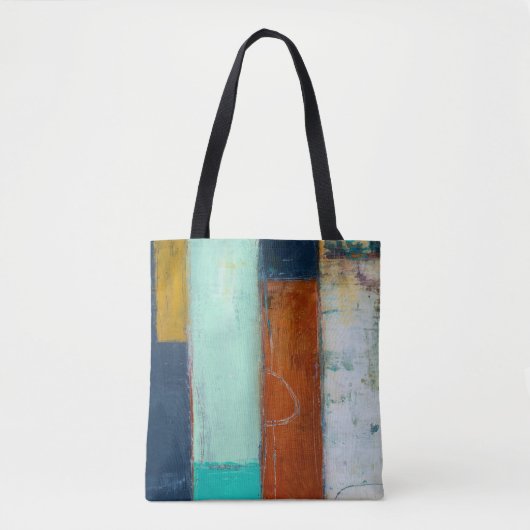 Abstracte rechthoeken tote bag (Voorkant)