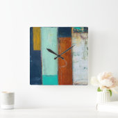 Abstracte rechthoeken vierkante klok (Huis)