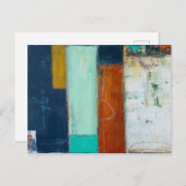 Abstracte rechthoekig briefkaart (Voorkant / Achterkant)