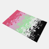 Abstracte Recipromantische vlag Deurmat (Schuin)