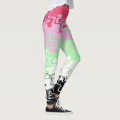 Abstracte Recipromantische vlag Leggings (Rechts)