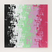 Abstracte Recipromantische vlag Legpuzzel (Horizontaal)