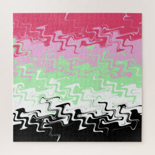 Abstracte Recipromantische vlag Legpuzzel