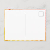 Abstracte Red Beige Digital Art Prettige feestdage Briefkaart (Achterkant)