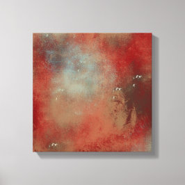 Abstracte Red Blue Art Canvas Afdruk