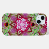 ABSTRACTE RED PINK PAARSE FUCHSIA STARS MET PARELT Case-Mate iPhone CASE (Achterkant (horizontaal))
