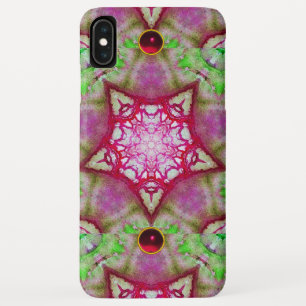 ABSTRACTE RED PINK PAARSE FUCHSIA STARS MET PARELT Case-Mate iPhone CASE