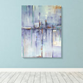 Abstracte reflectie canvas afdruk (Insitu (Houten vloer))