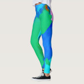 Abstracte reflectie leggings (Links)