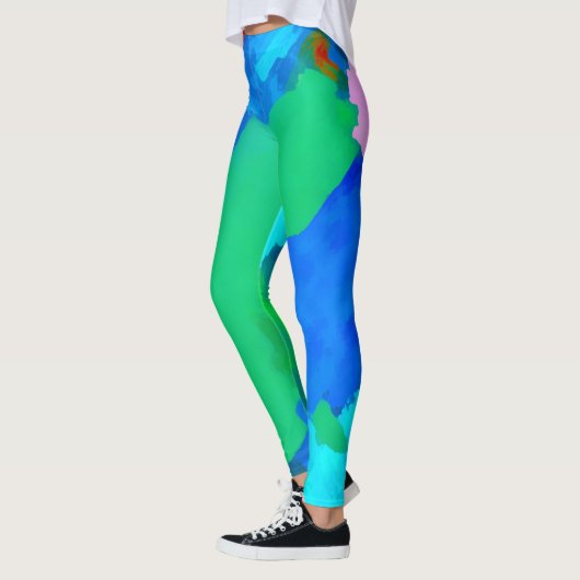 Abstracte reflectie leggings (Links)