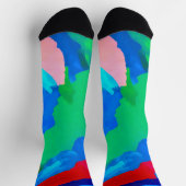 Abstracte reflectie sokken (Top)