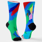 Abstracte reflectie sokken (Gebogen)