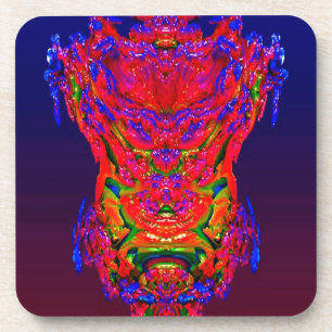 Abstracte reflectiedroom onderzetter