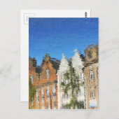 Abstracte reflecties briefkaart (Voorkant / Achterkant)