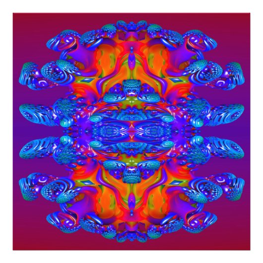 Abstracte Reflecties Foto Afdruk (Voorkant)