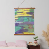 Abstracte reflecties hangend wandkleed (Slaapkamer)