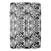 Abstracte reflecties: lijnen, kubussen en monochro badmat (Voorkant Verticaal)