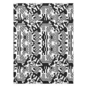 Abstracte reflecties: lijnen, kubussen en monochro tafelkleed (Voorkant)