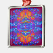 Abstracte reflecties metalen ornament (Links)