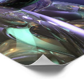 Abstracte reflecties poster (Hoek)
