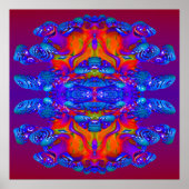 Abstracte reflecties poster (Voorkant)