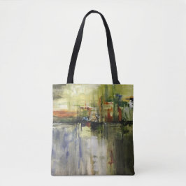 Abstracte reflecties tote bag