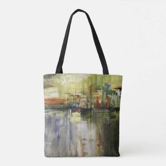 Abstracte reflecties tote bag (Achterkant)