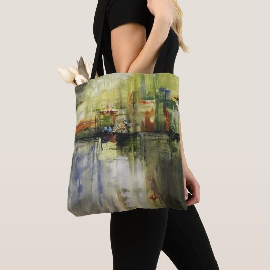 Abstracte reflecties tote bag (Dichtbij)