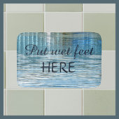 Abstracte Reflection Funny Plush Bath Mat